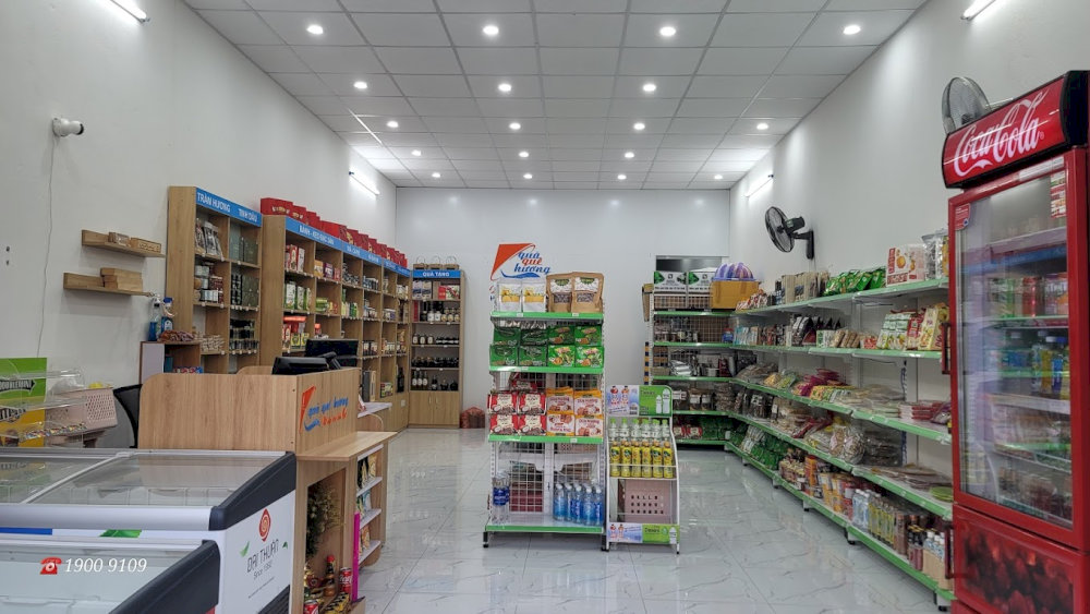 The interior space is neatly displayed and clean